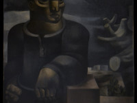 Pascual Di Bianco (1930-1978), Figura, óleo sobre tela, 137 x 123 cm., 1969